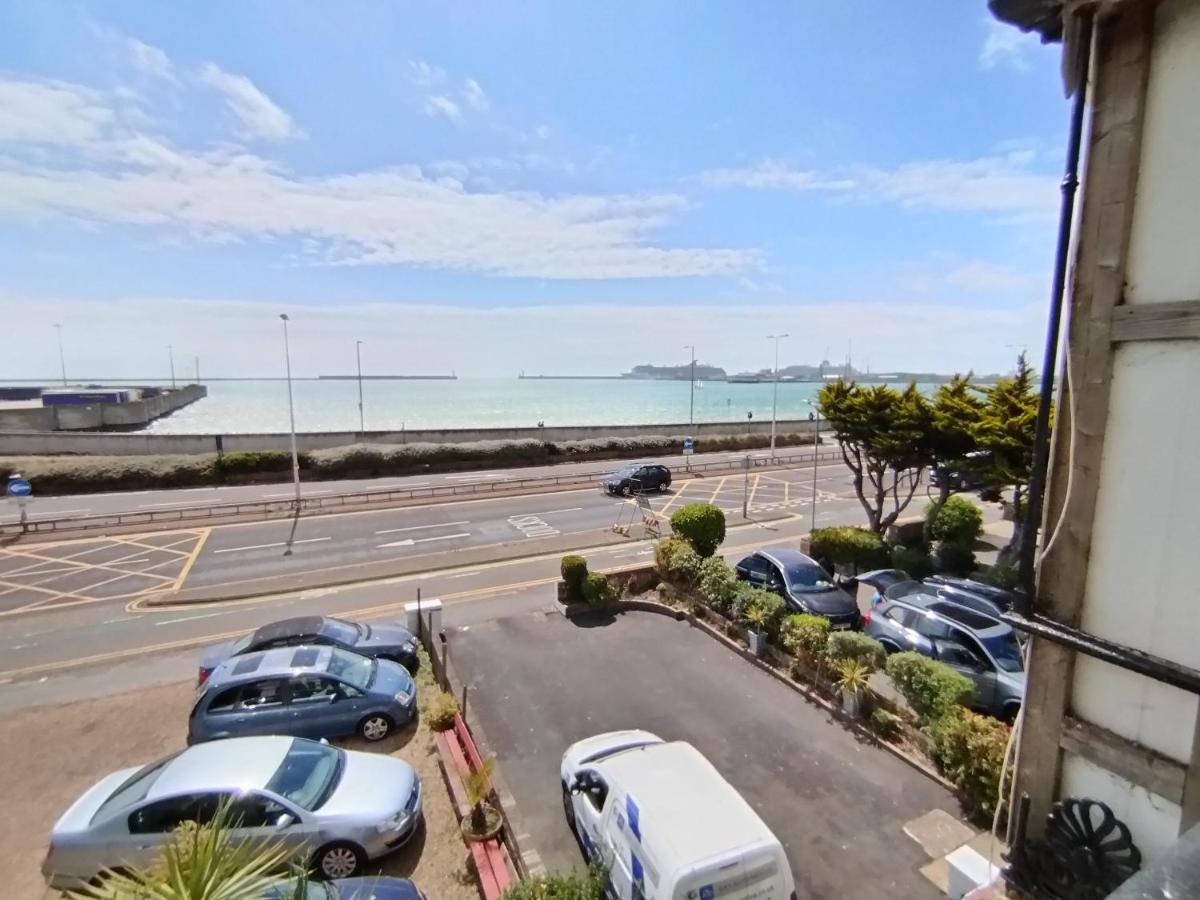 Sea View Studio Flat With Balcony, Parking Apartment Dover Luaran gambar